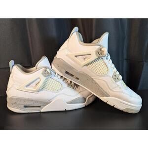 Jordan 4 Retro White Oreo GS DJ4699-100 Size 6.5Y Used VGC w/ Original Box